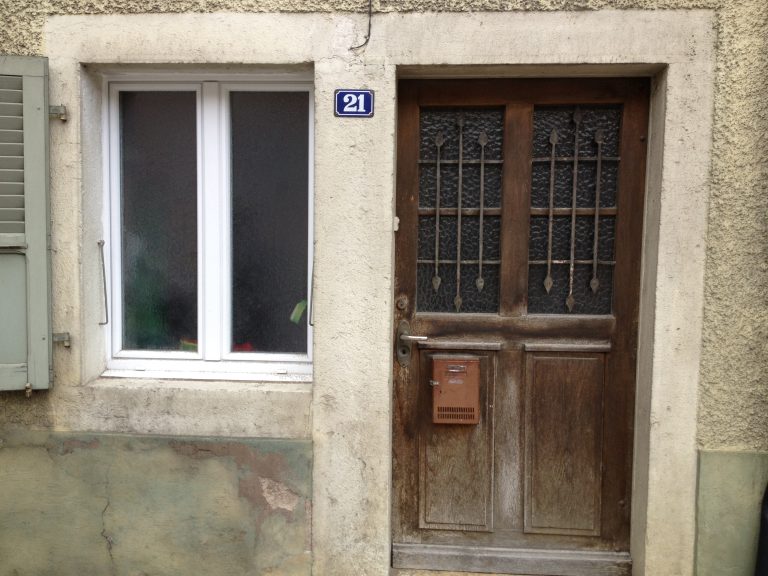 Porte d’entrée en PVC